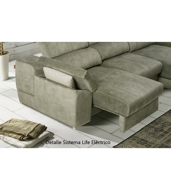 Sofa Chaise Longue Itaca Eléctrico