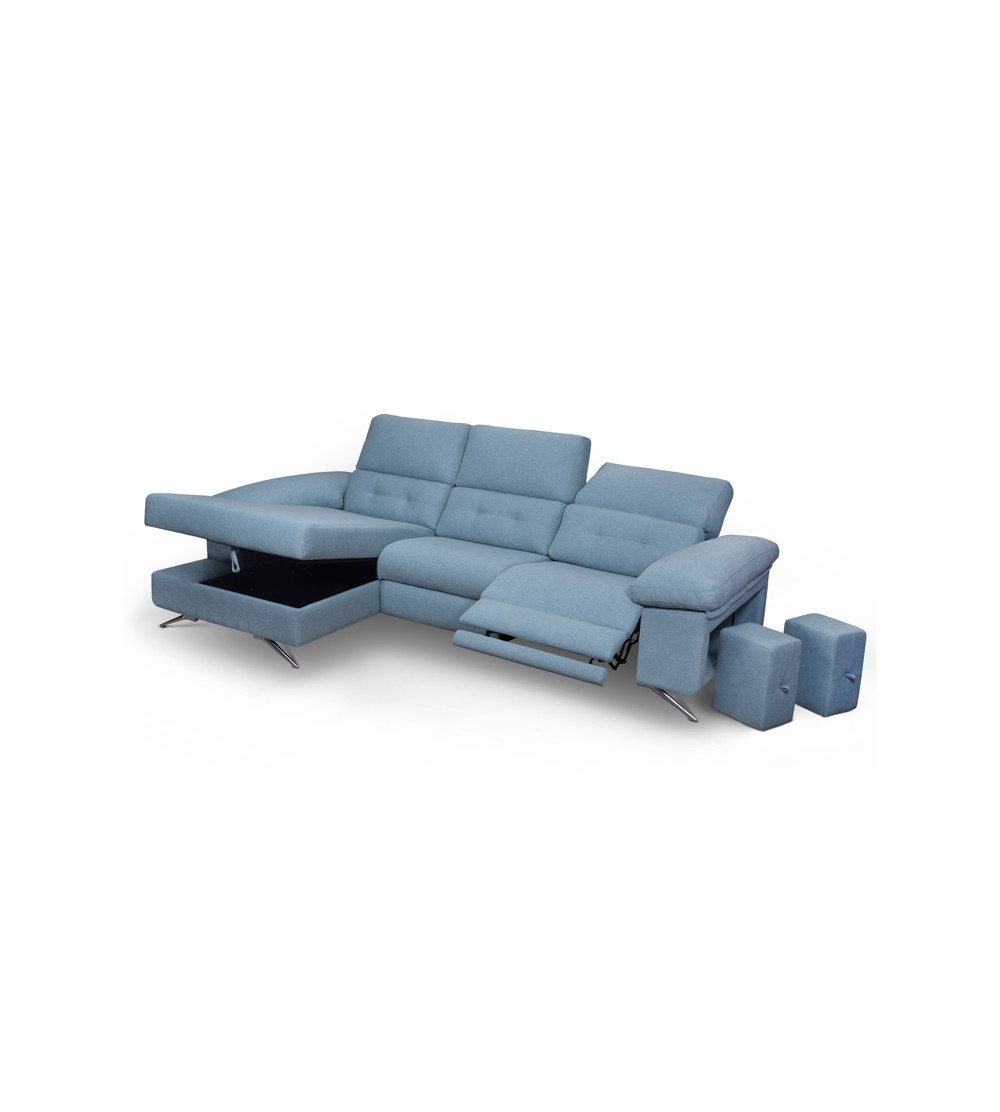 Tienda sofas en Madrid Sofa Chaise Longue Apolo Eléctrica Sofalizate